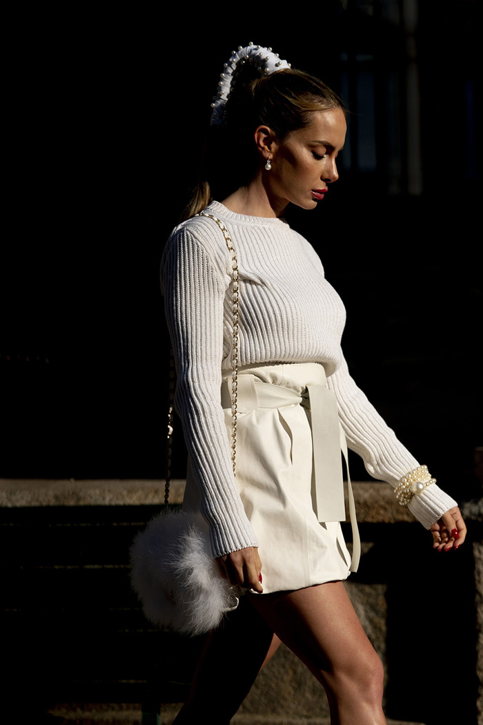 Milan-Fashion-Week-Fall-2020-White-knit-top-4