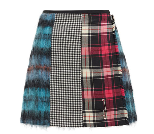 Mix and Match wool mini skirt from Le Klit
