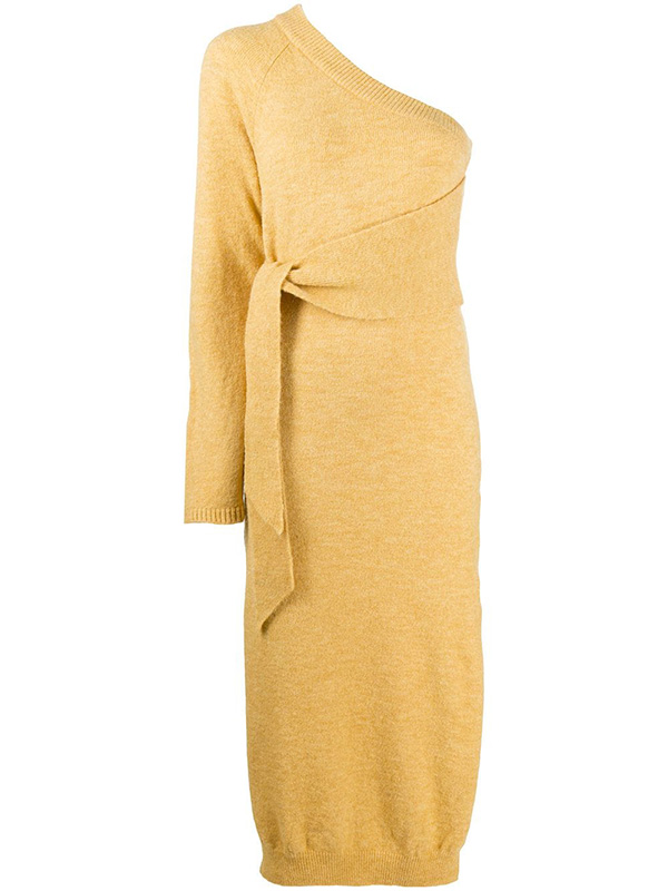 One shoulder sweater dress - Nanushka