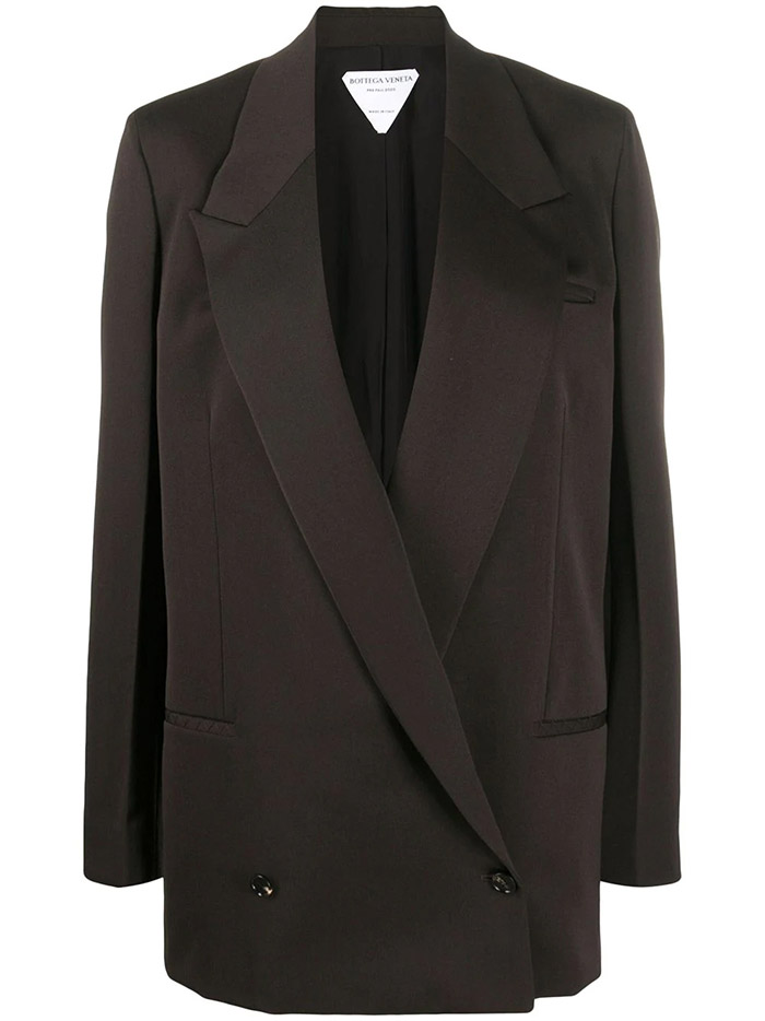 Oversize wrap blazer - Bottega Veneta