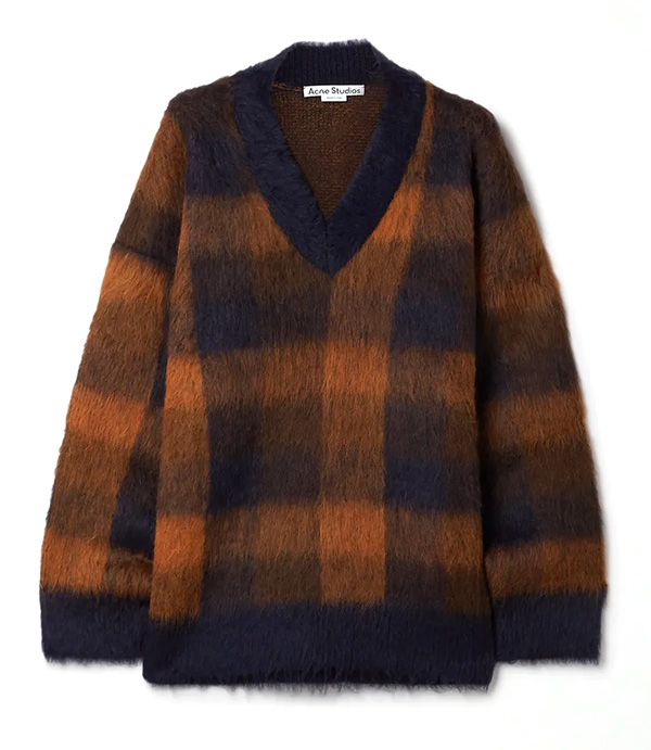Oversized-checked-knitted-sweater-–-Acne-studios
