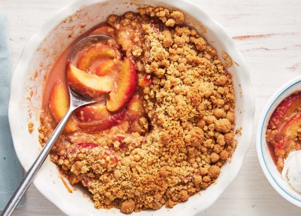 Peach Crumble