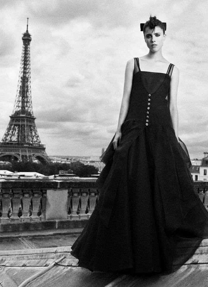 evening dress chanel