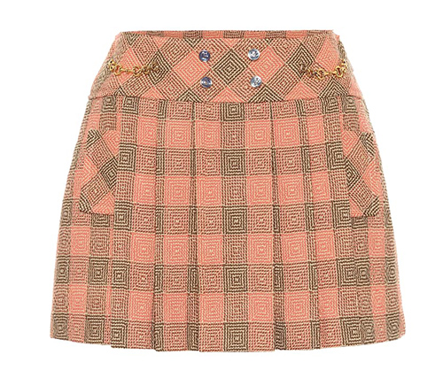 Pleated mini skirt from Gucci