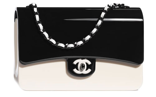 Plexi And Black Metal Evening Bag – Chanel