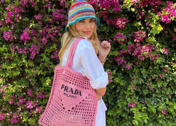 This Prada Crocheted Tote Bag Is This summer’s It-Bag According To Our Favorite Fashion Girls