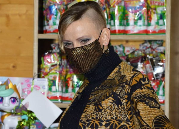 Princess Charlene Of Monaco shows new punk haircut Princess Charlene Of Monaco shows new punk haircut