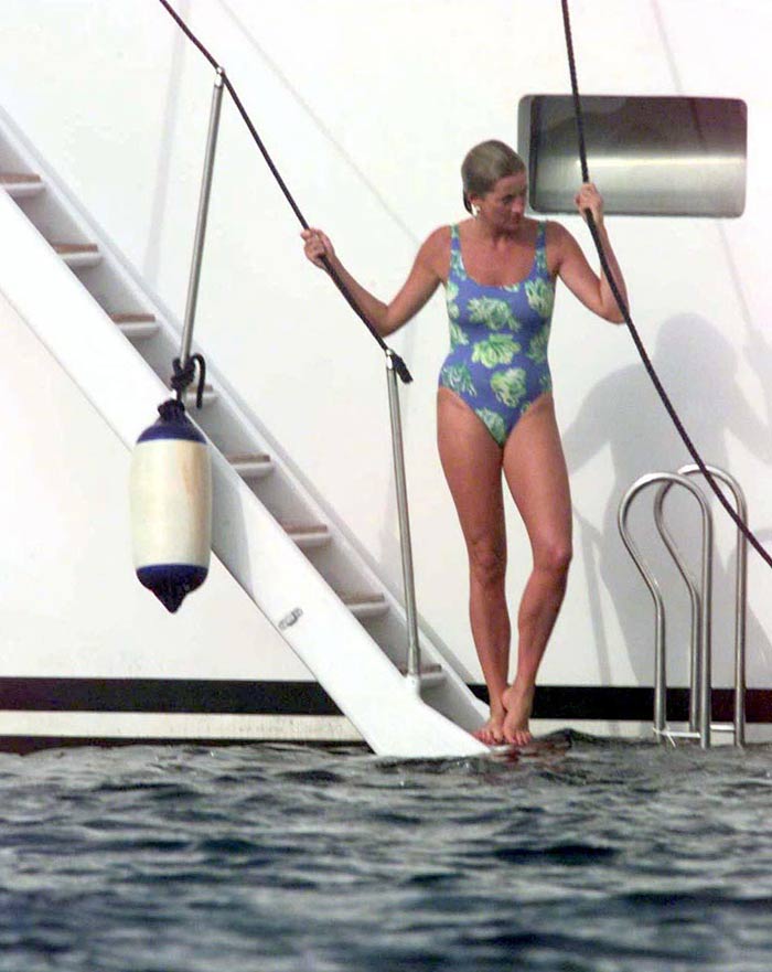 Princess Diana vacation saint-tropez 1997
