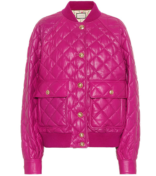 Quilted-leather-bomber-jacket,-Gucci