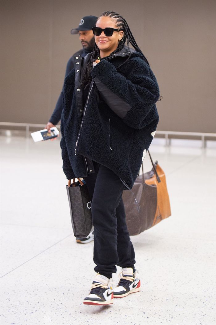 Rihanna wearing Air Jordan 1