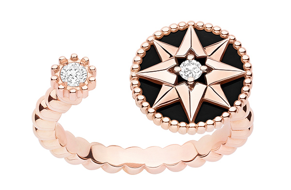 Rose-des-Vents-ring-Pink-Gold,-Diamonds-and-Onyx,-Dior