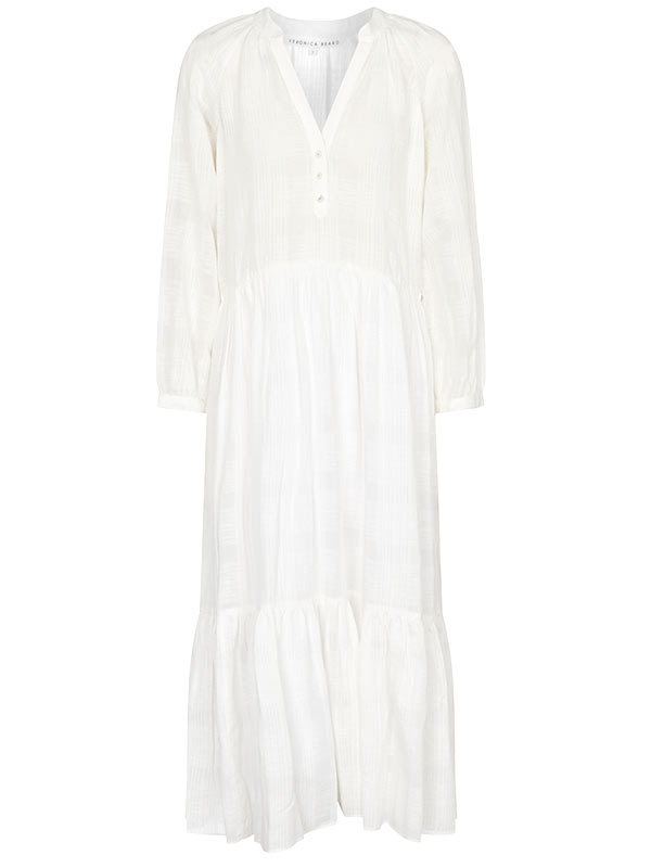 Sarita cotton and linen midi dress, Veronica Beard