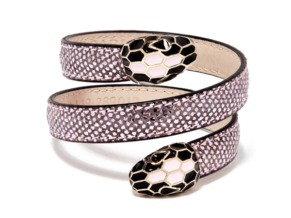 Serpenti-Forever-Cleopatra-Bracelet-in-Metallic-Karung-Leather---Bvlgari