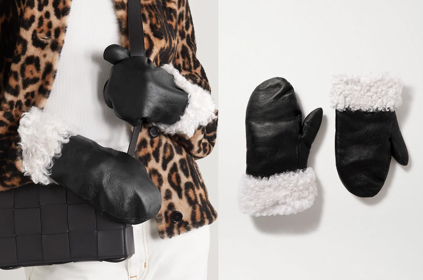 Shearling-trimmed-leather-mittens-–-Yves-Salomon