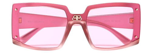 Shield Square Sunglasses in Nylon, Balenciaga