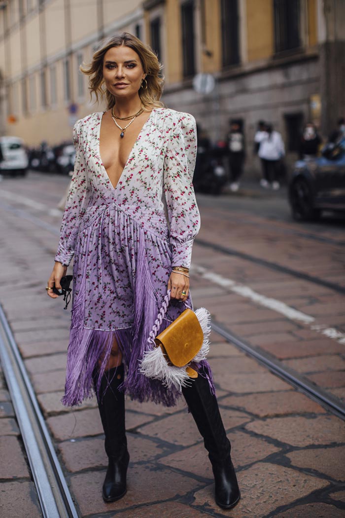 Spring-2021-Milan-Fashion-Week-street-style-lilac