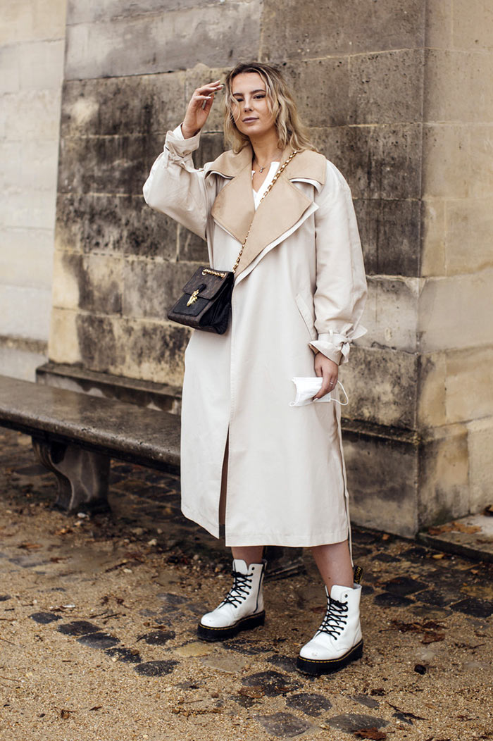 Spring-2021-Paris-Fashion-week-chunky-white-boots