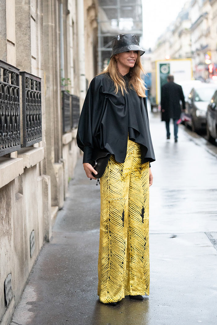 bucket hat at Paris Fashion Week