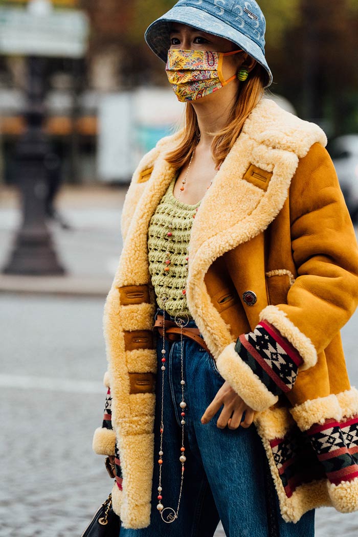 bucket hat at Paris Fashion Week