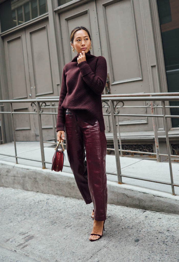 Street-style-burgundy-leather