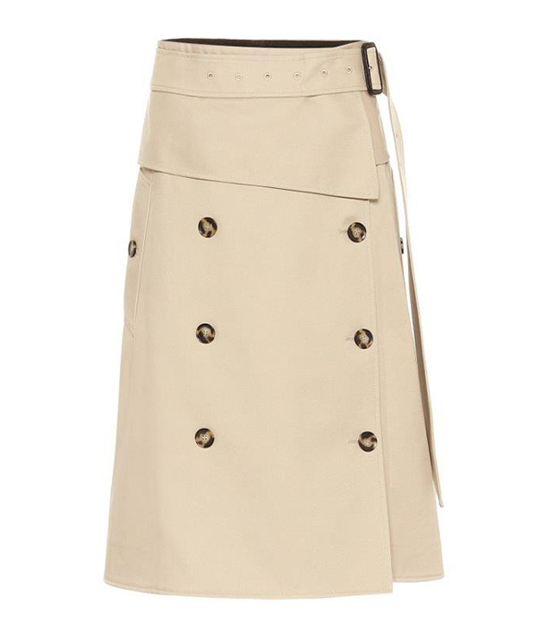 Trench-cotton-skirt-Proenza-Schouler