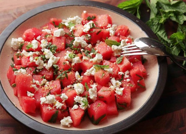 Refreshing watermelon salad for Eftar in Ramadan