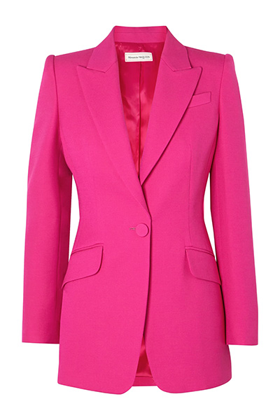 Wool-blend-blazer,-Alexander-McQueen