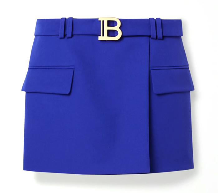 Wool crepe mini skirt - Balmain