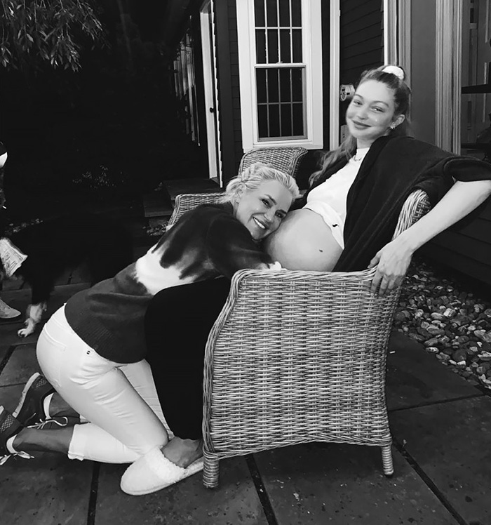 Yolanda-Hadid-Cradles-Gigi-Hadid