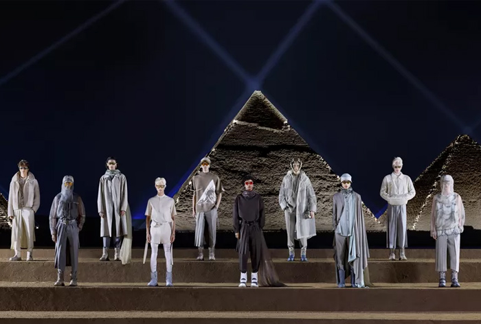 Dior Unveils Men's Collection at the Foot of the Egyptian Pyramids