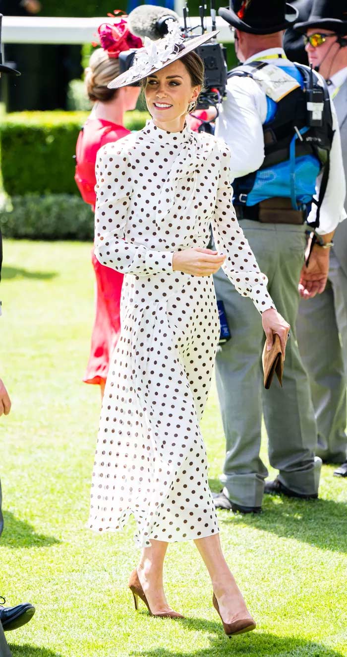 Kate Middleton in Polka Dots Dress, Similar to Lady Di's - Special ...