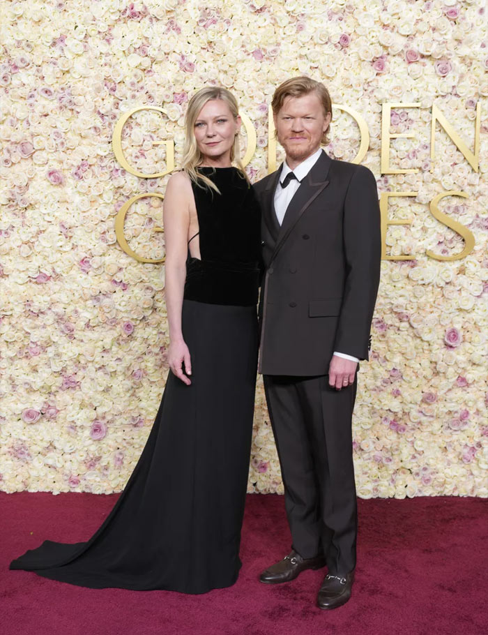 The Couples on the Red Carpet  of the 2025 Golden Globes