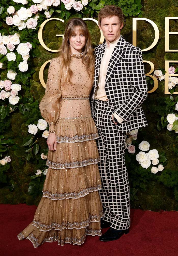 The Couples on the Red Carpet  of the 2025 Golden Globes