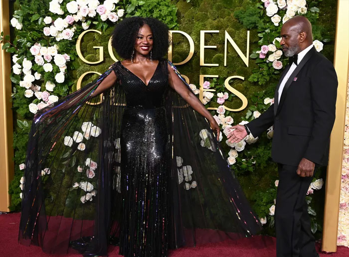 The Couples on the Red Carpet  of the 2025 Golden Globes