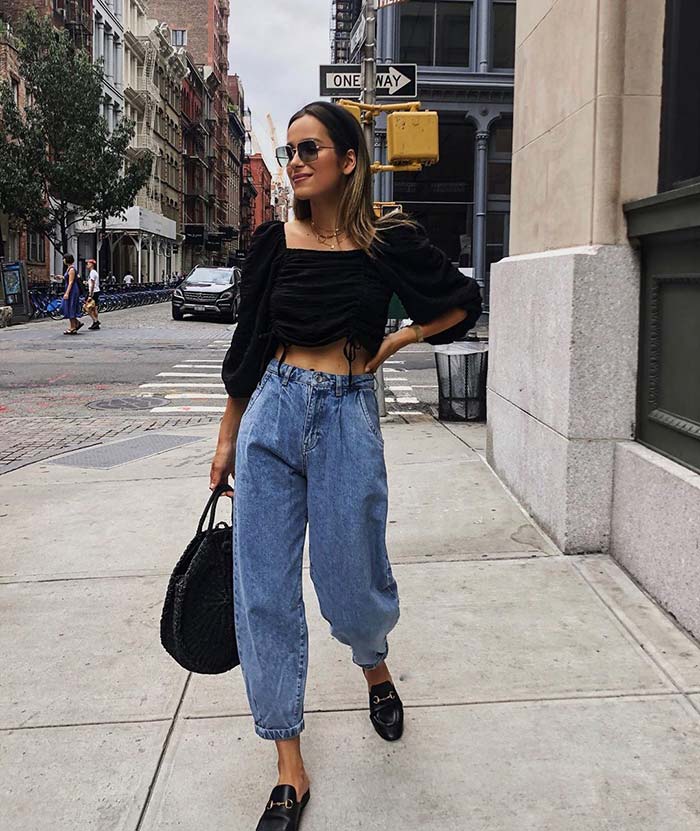 The Barrel-leg Jeans / Slouchy jeans