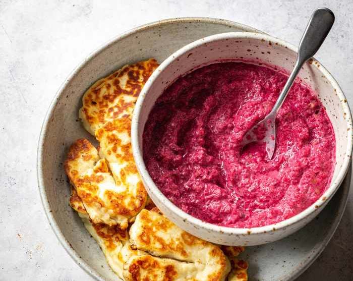 Dip beetroot and yogurt