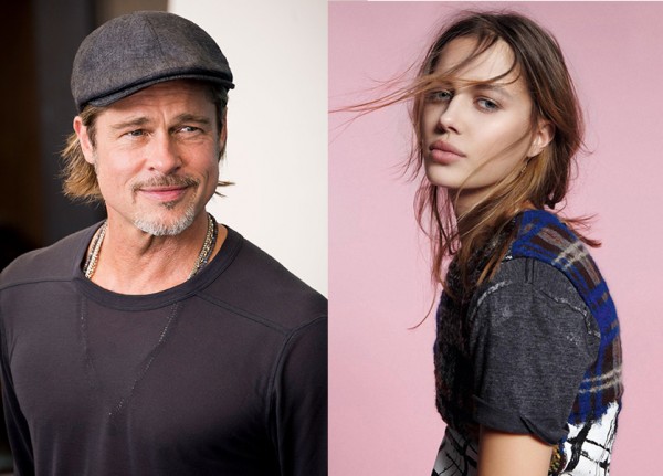 Brad Pitt spotted with a German model in France Brad Pitt spotted with a German model in France