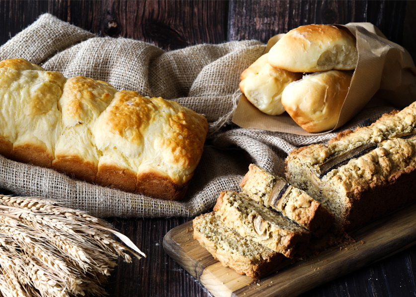 3 homemade bread recipes