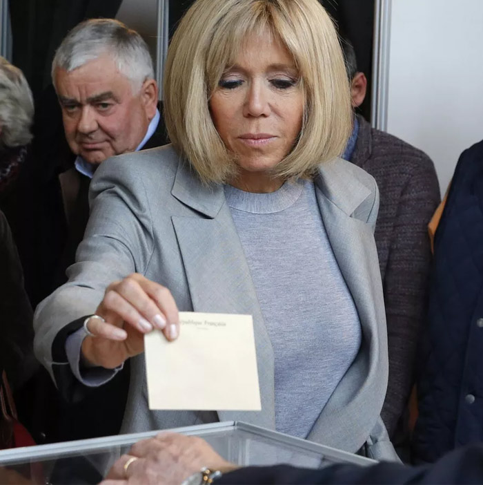 Brigitte Macron & Louis Vuitton 