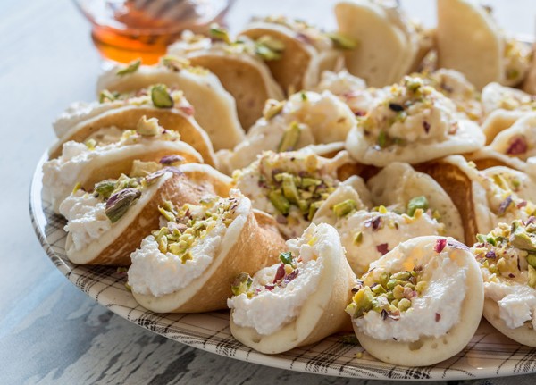 Cheese Stuffed Qatayef