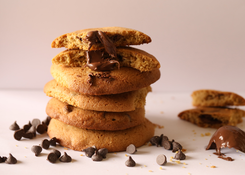 Nutella Stuffed Cookies