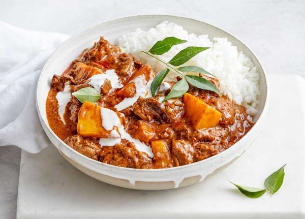 Creamy Coconut Beef and Pumpkin Curry