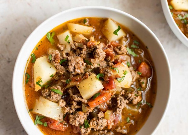 Easy hamburger soup