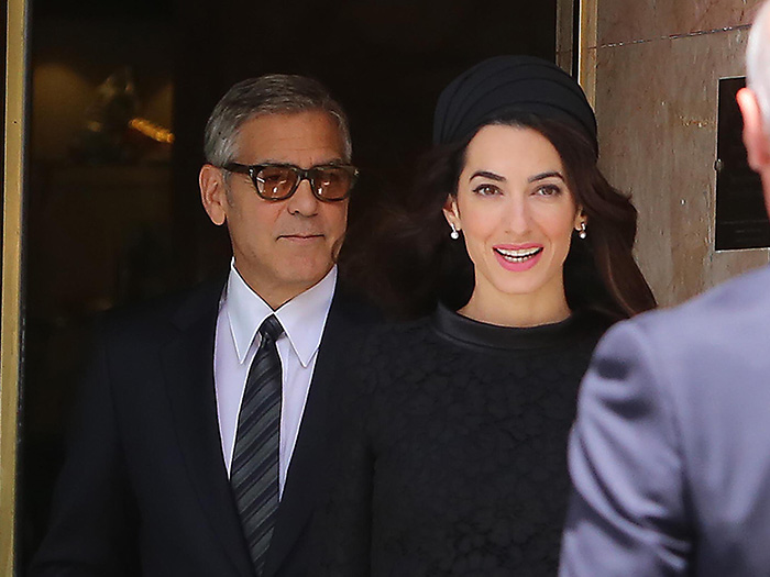 AMAL CLOONEY WEARING ATELIER VERSACE – VATICAN CITY