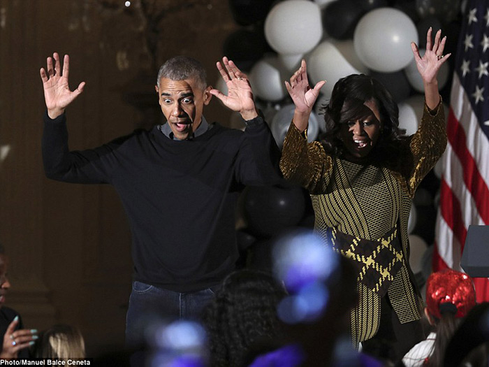 Watch the US President and First Lady Dance to 'Thriller'