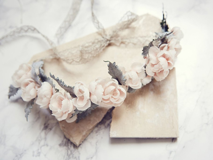 What’s a Spring Wedding Without a Floral Crown?