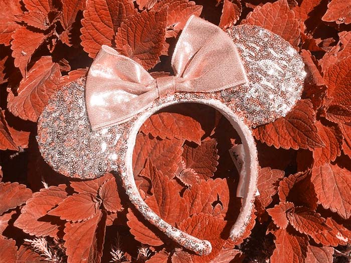Disney Land's Rose Gold Minnie Mouse Ears are Everything