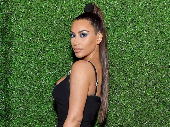 Kim Kardashian Just being her bold self