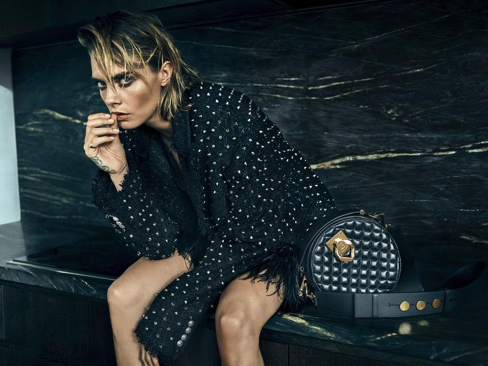 Cara Delevingne x Olivier Rousteing pour Balmain