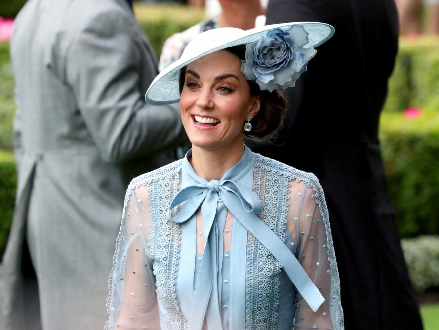 Kate Middleton in Elie Saab